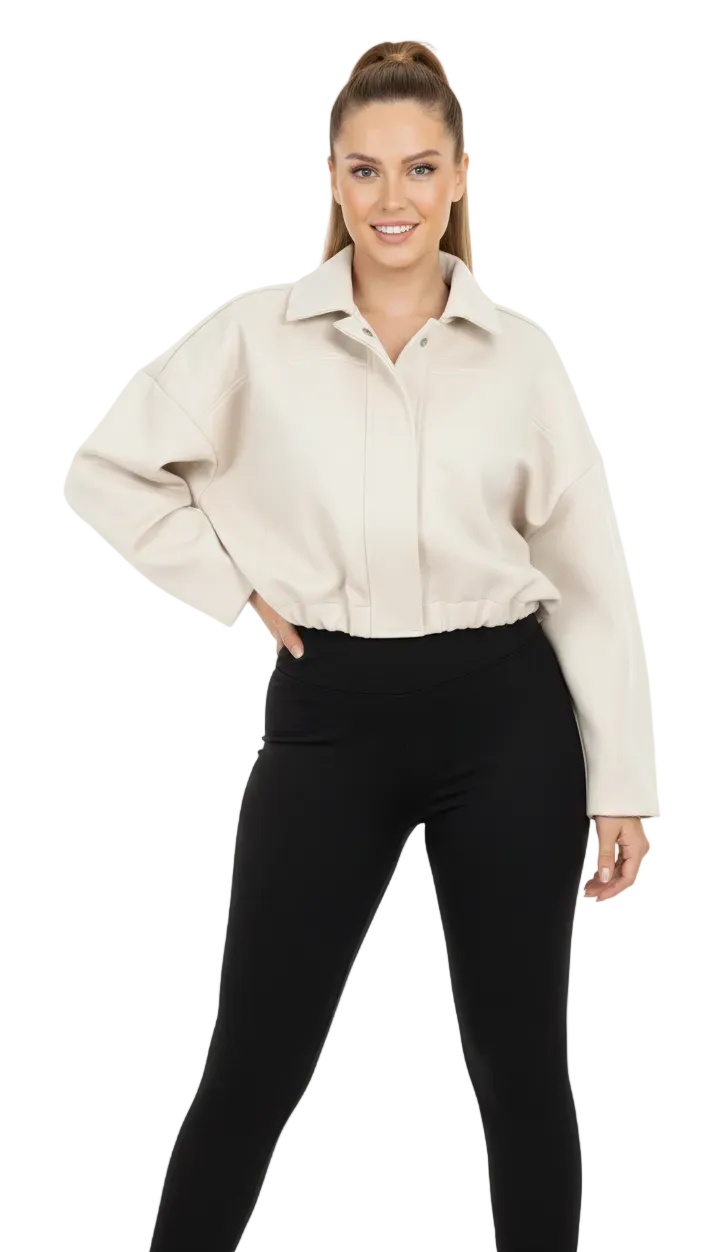 veste bomber en daim